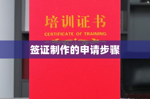 息烽签证制作的申请步骤